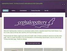 Tablet Screenshot of cephalopottery.com